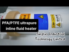Ultrapure chemische flüssige Inline-Heizungen Fluorolymer Heizungs-PFA/PTFE, on-line-Heizungen