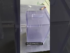 100 mm x 140 mm x 195 mm kleine transparente PVC-Tank mit Deckel für das Labor