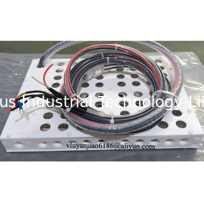 PTFE / PFA 230V 1-phasig 3,0KW Übertemperaturschutz Typ J Heizelement-Tauchheizkörper für die chemische Reinigung 15,2x6