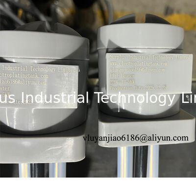 220V 5kw vertikale spiralförmige PTFE-Eintauchheizung für Elektroplattierung