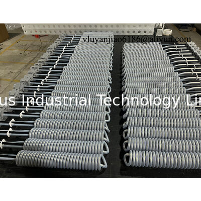 220V 4kw Vertikaler PTFE-Tauchheizkörper Elektrischer Über-den-Rand-Heizkörper für Galvanikbecken